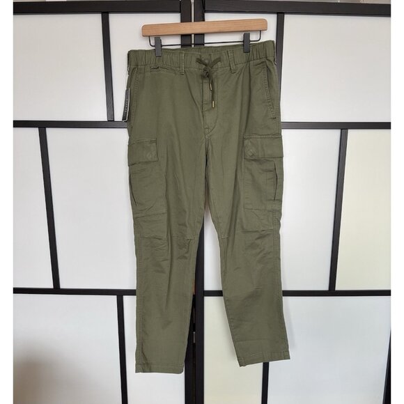 Polo Ralph Lauren Utility Cargo Pants Slim Fit Olive Green Size 34x30 Preppy NWT